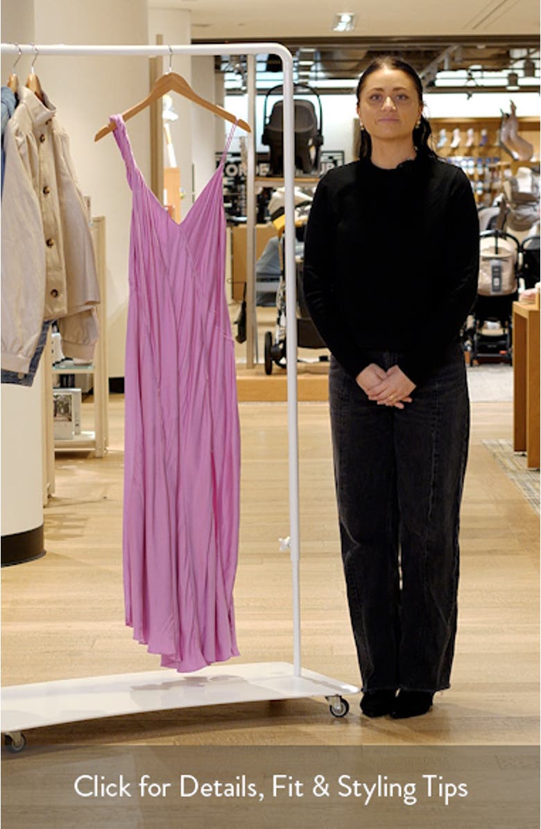 Asymmetric Satin Dress, sales video thumbnail