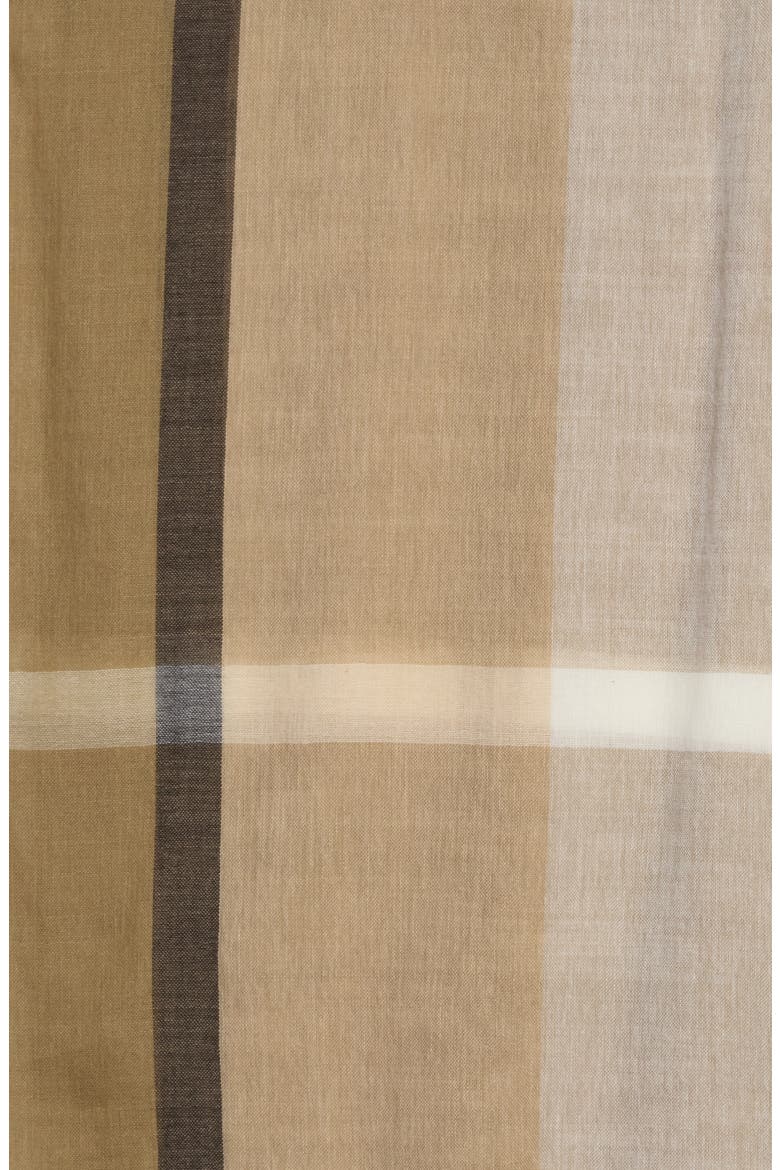 Maisy Plaid Scarf, Alternate, color, SAFARI