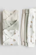 H&M 6-piece Bodysuit And Trousers Set