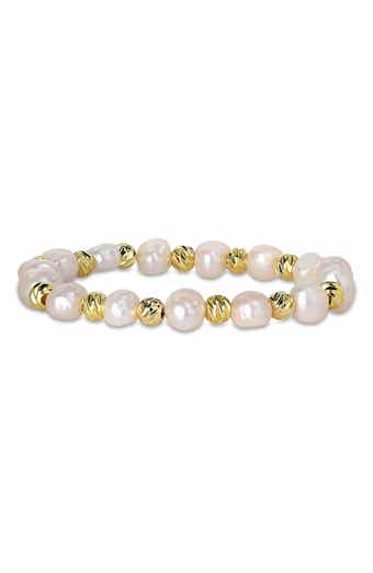 Cultured Pearl Beaded Stretch Bracelet