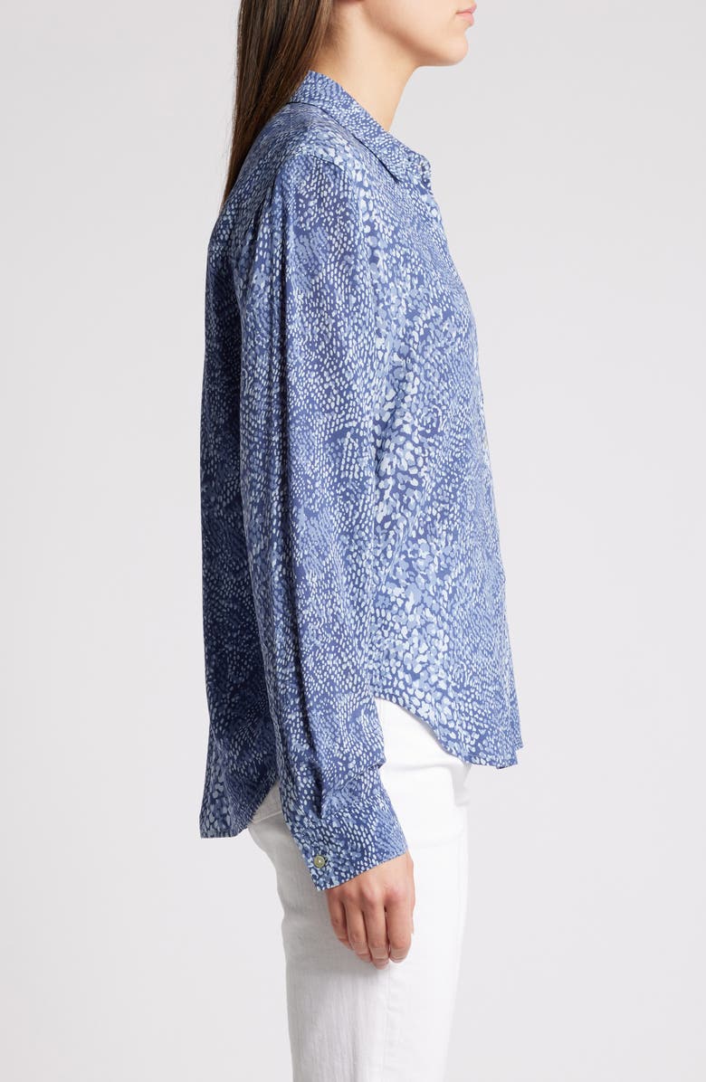 Rails Josephine Snakeskin Print Button-Up Shirt, Alternate, color,