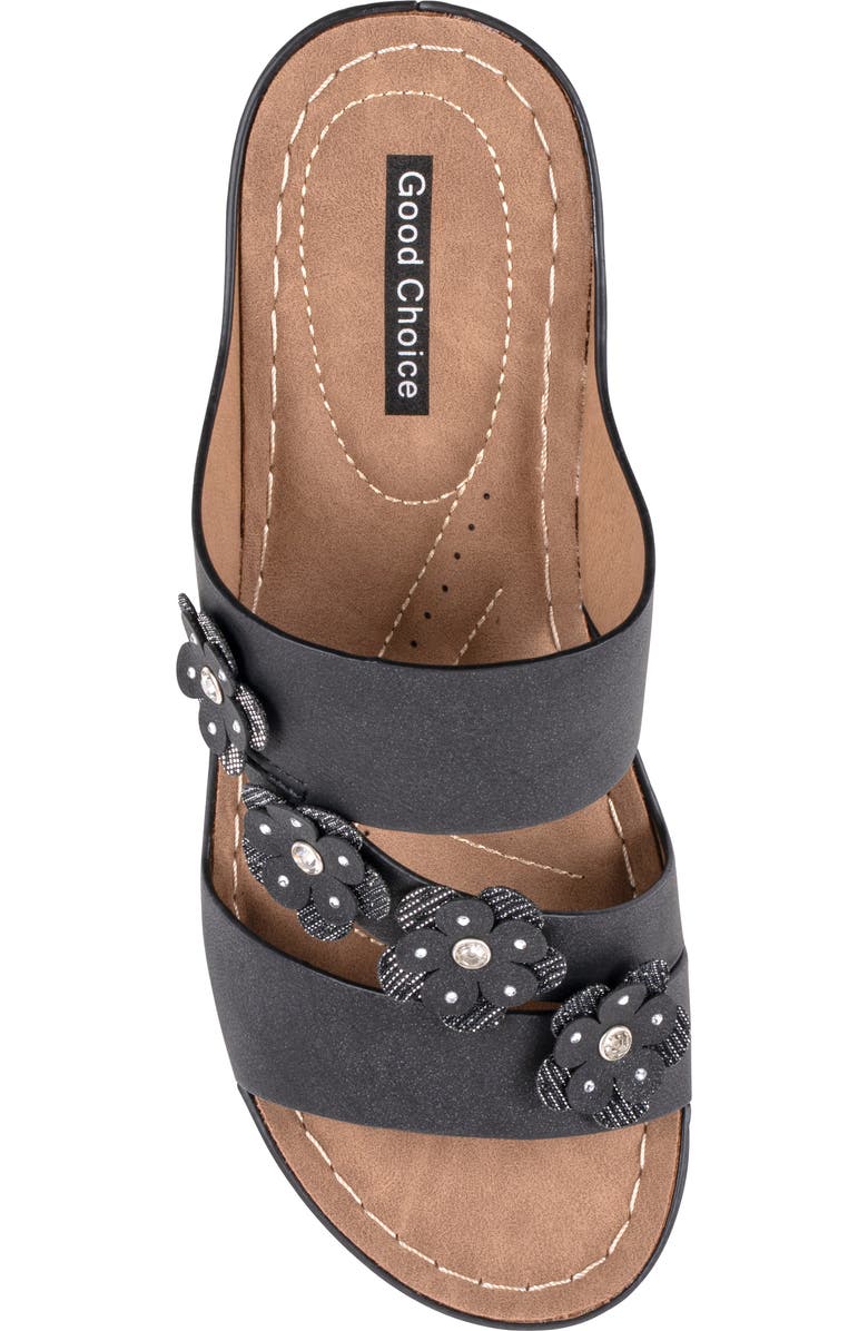 GC SHOES Halia Wedge Sandal, Alternate, color, Black