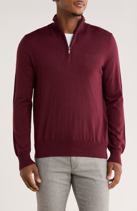 Swift Merino Wool Half Zip Pullover