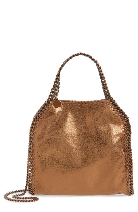 Mini Falabella Shiny Dot Faux Leather Crossbody Bag