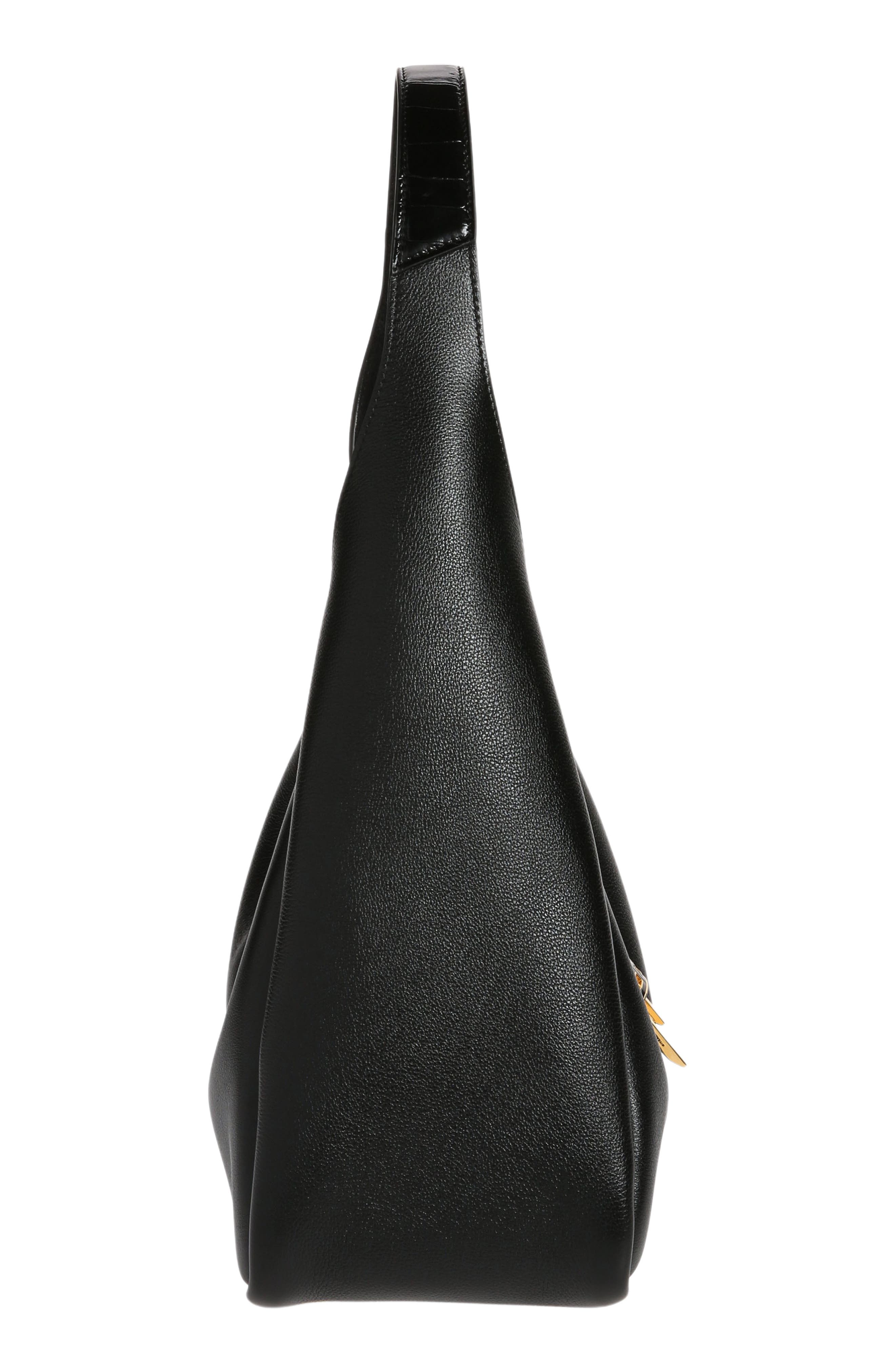Givenchy Medium G-Lock Leather Hobo Bag, Alternate, color, 