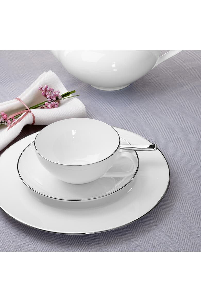 Anmut Platinum No.1 5-Piece Place Setting, Alternate, color, white