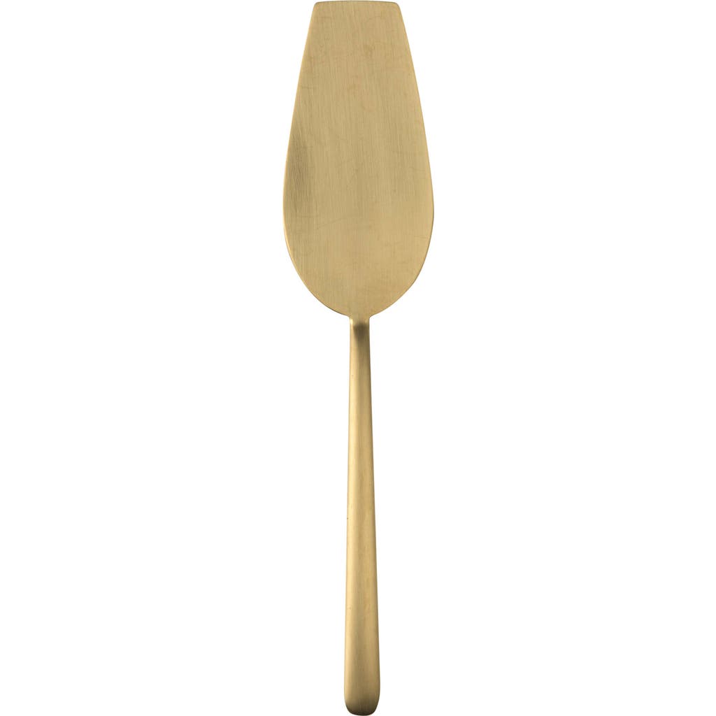 Mepra Linea Ice Oro Cake Server In Gold