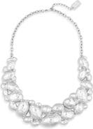 Karine Sultan Hammered Cobblestone Statement Necklace