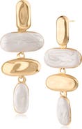 JARDIN Sculptural Resin Statement Drop Earrings