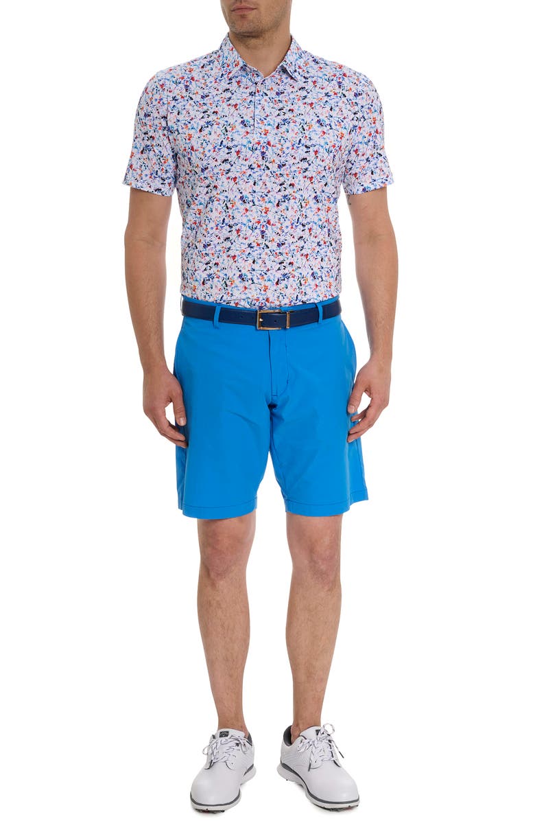 Robert Graham Lucca Floral Performance Golf Polo, Alternate, color, 