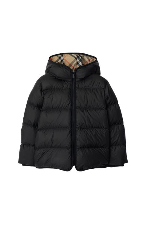 Nylon Puffer Coat