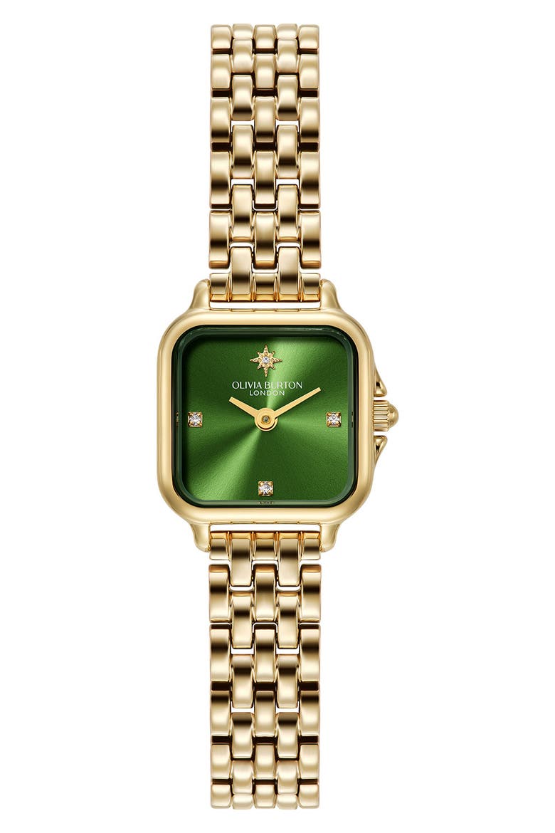 Mini Grosvenor Bracelet Watch, 20mm, Main, color, GOLD