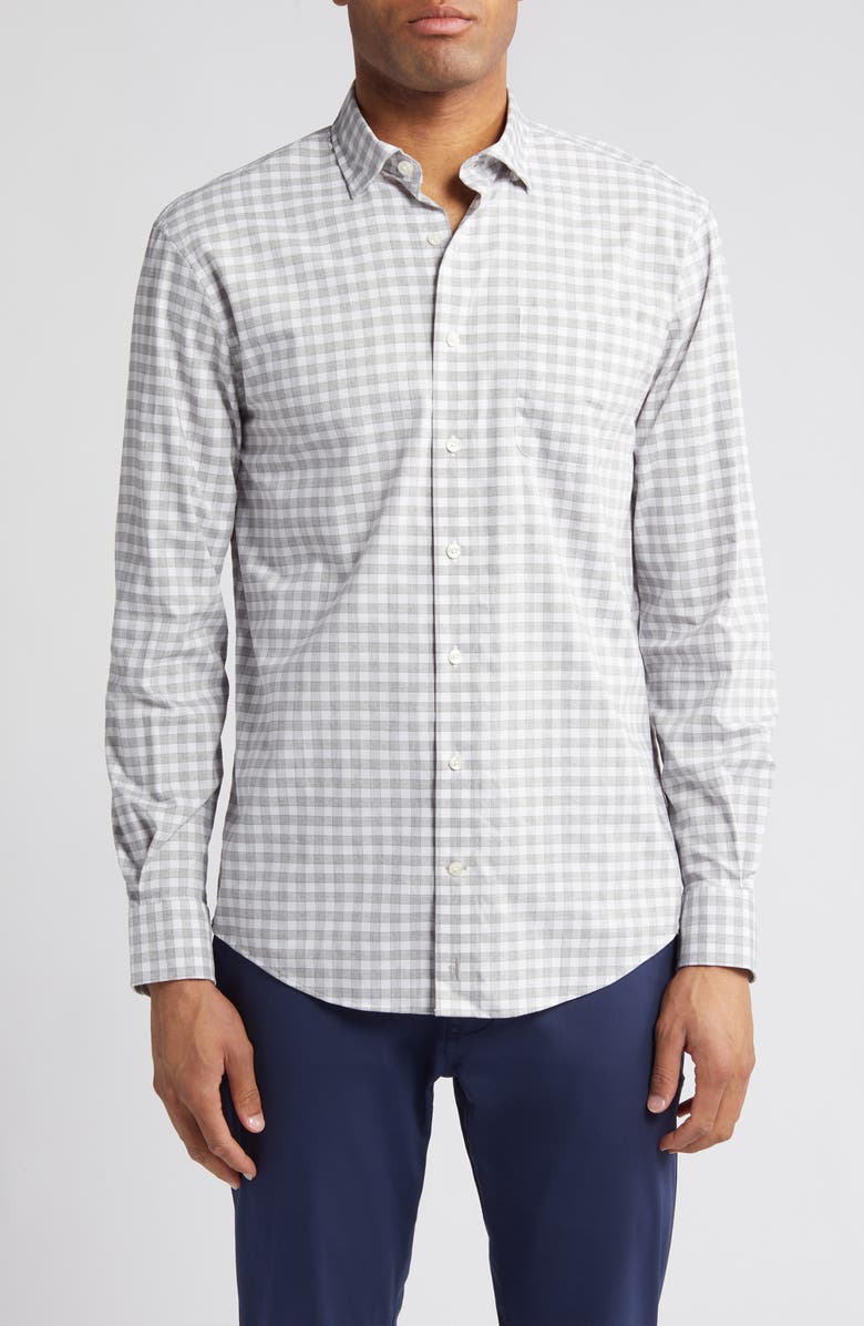 johnnie-O Allworth PREP-FORMANCE Check Button-Up Shirt, Main, color, 