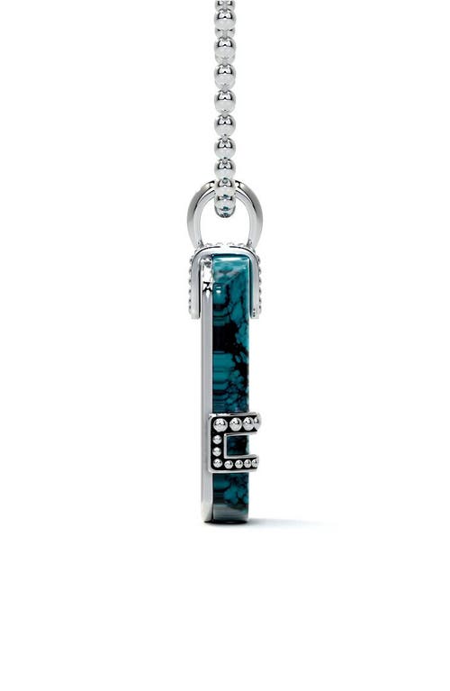 Lagos Anthem Tag Amulet In Turquoise
