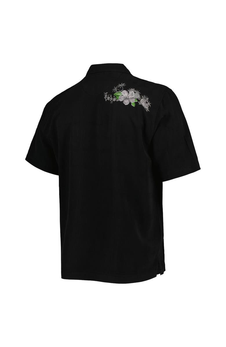 Tommy Bahama Men's Tommy Bahama Black Atlanta Falcons Sport Azule Oasis Camp Button-Up Shirt, Alternate, color, 