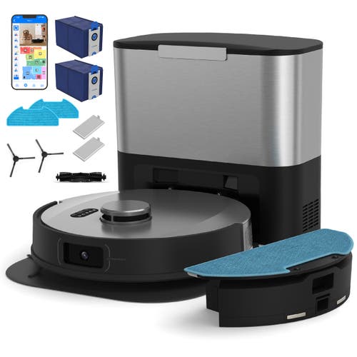 BOBSWEEP UltraVision Object-Aware Robot Vacuum & Mop in Stainless Steel at Nordstrom