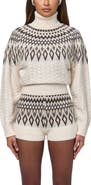 Naked Wardrobe Fair Isle Turtleneck Sweater
