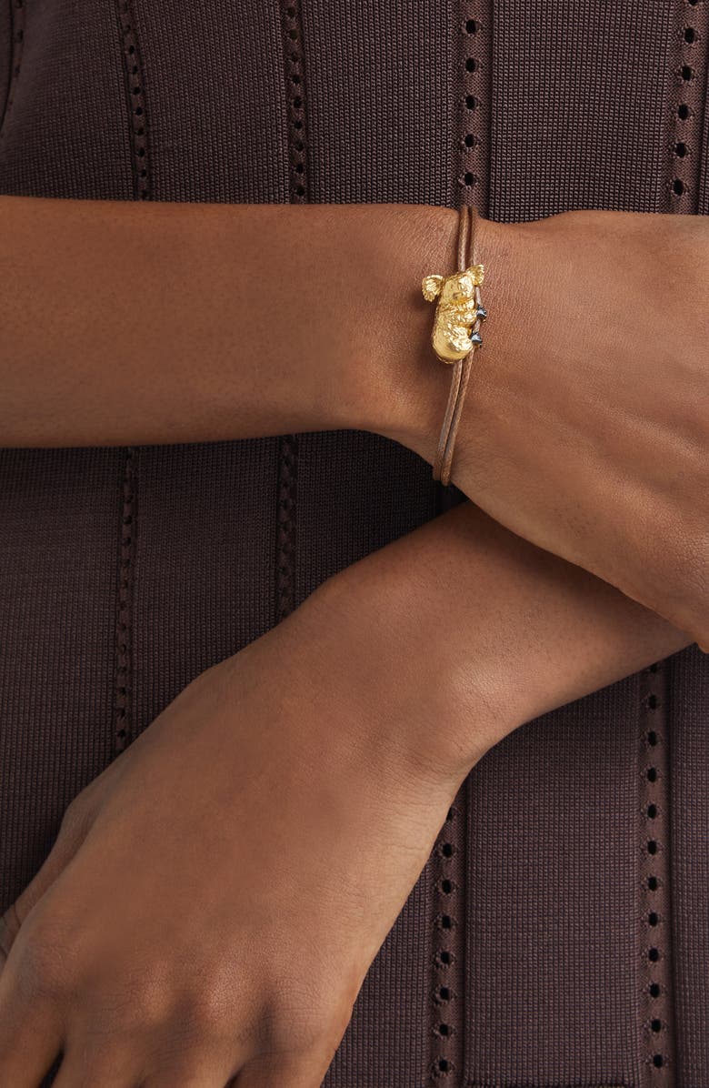 Zimmermann Mira Braided Koala Bracelet, Alternate, color, Gold/ Brown