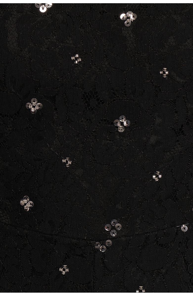 Petal & Pup Vali Long Sleeve Embellished Lace Romper, Alternate, color,