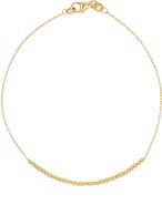 Bony Levy 14K Gold Beaded Chain Bracelet