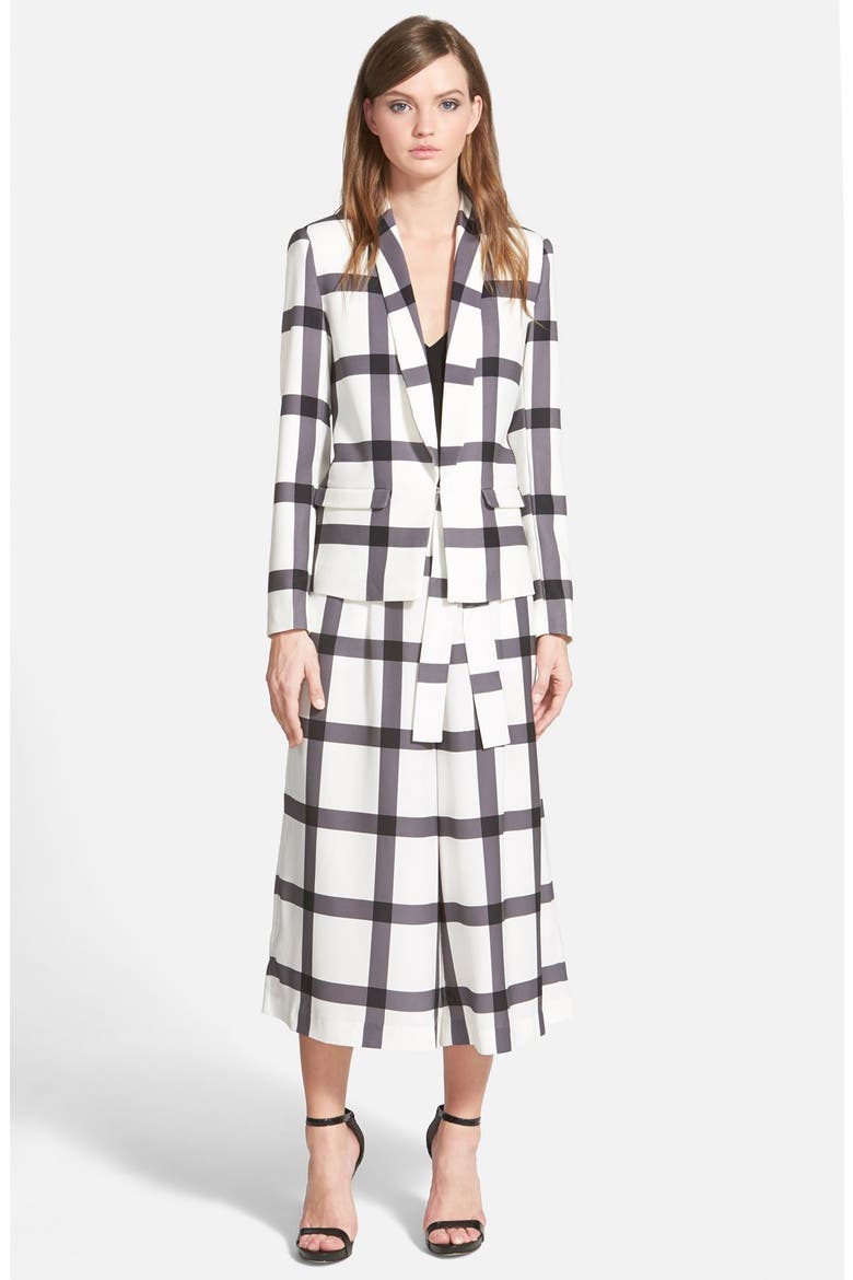 the Label 'Speakerbox' Cutout Blazer, Alternate, color, LIGHT CHECK