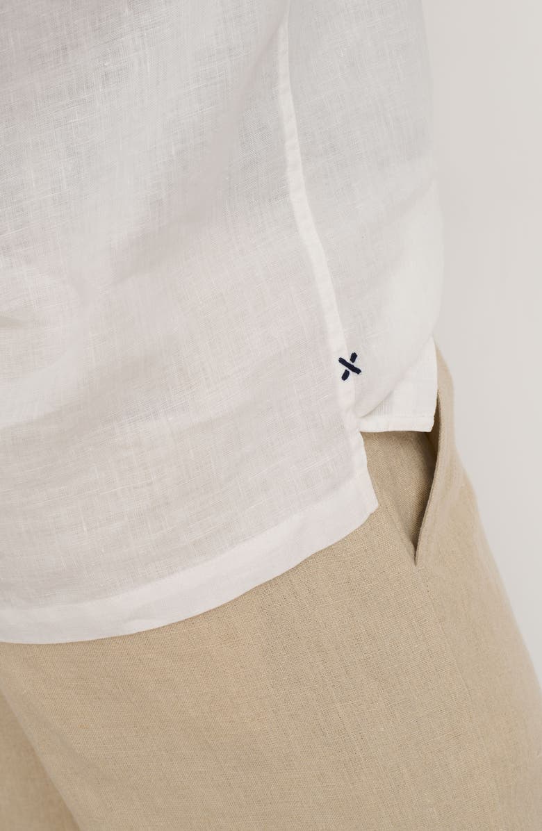 Alex Mill Linen Camp Shirt, Alternate, color, White