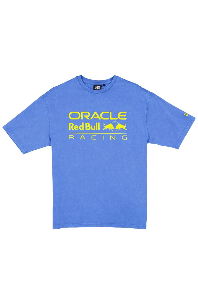 New Era Men's New Era  Blue Red Bull Racing Oversized T-Shirt, Alternate, color, 