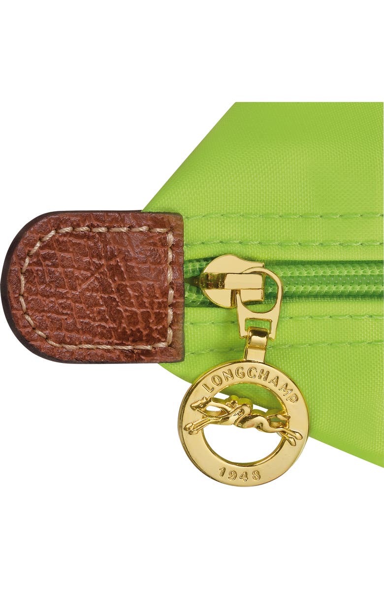 Longchamp Le Pliage Green Recycled Nylon Canvas Small Top Handle Bag, Alternate, color,