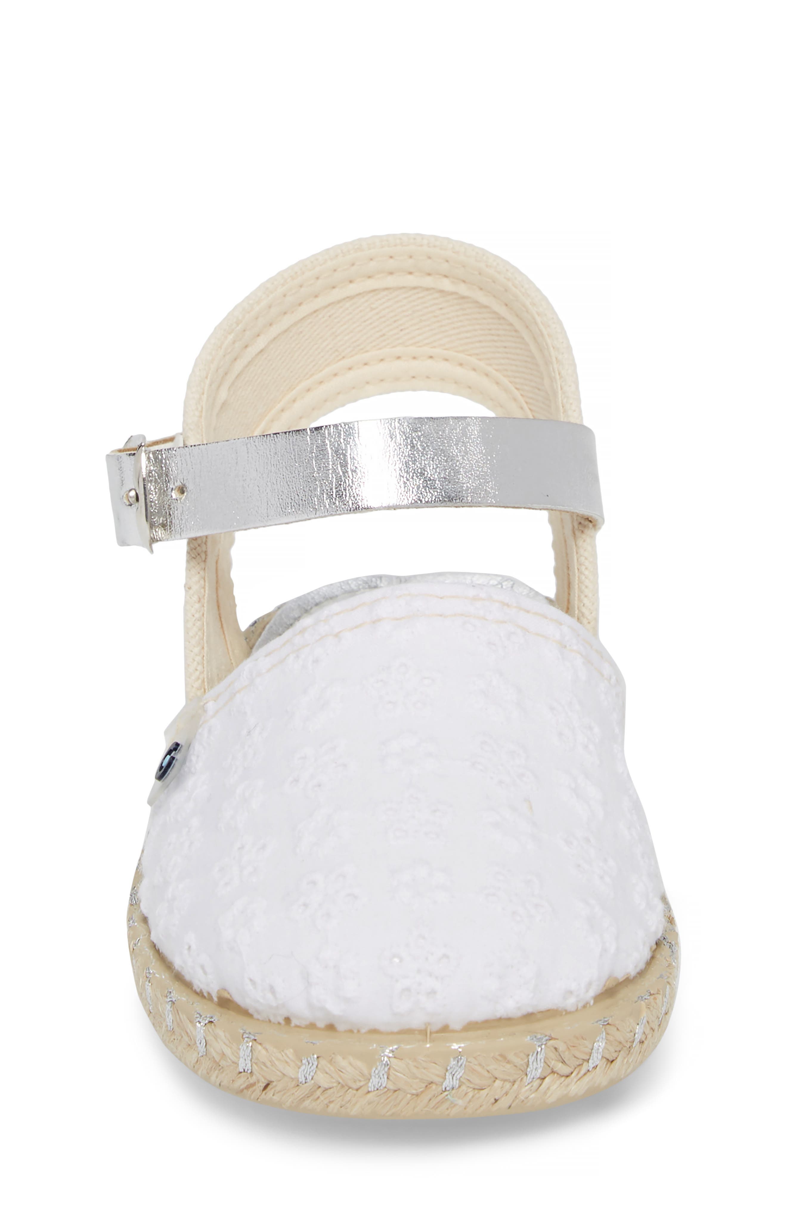 Batista Espadrille Flat, Alternate, color, WHITE