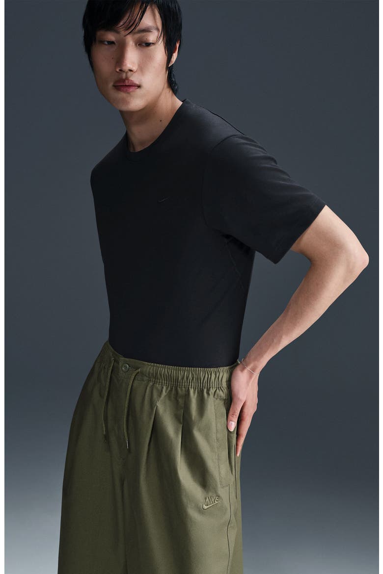 Club Seoul Oversized Shorts, Alternate, color, MEDIUM OLIVE/ MEDIUM OLIVE