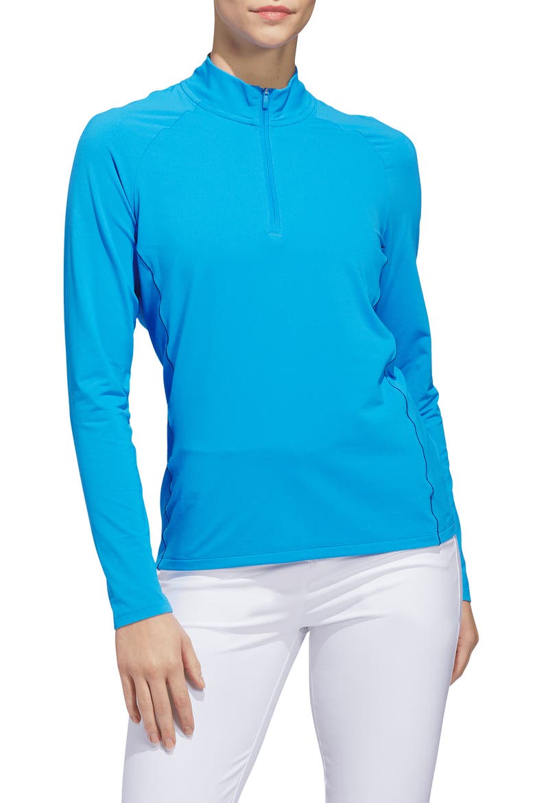 Ultimate Solid Quarter Zip Pullover, Main, color, LUCID RAY BLUE
