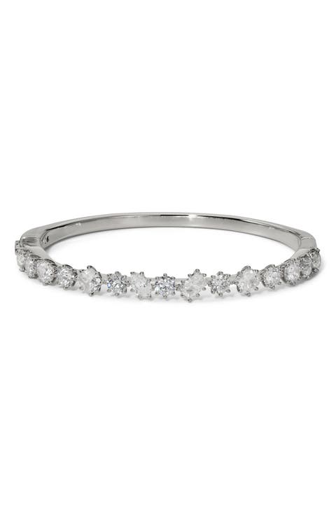 Celine Cubic Zirconia Bangle Bracelet