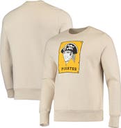 Majestic Threads Men's Majestic Threads Oatmeal Pittsburgh Pirates Fleece Pullover Sweatshirt