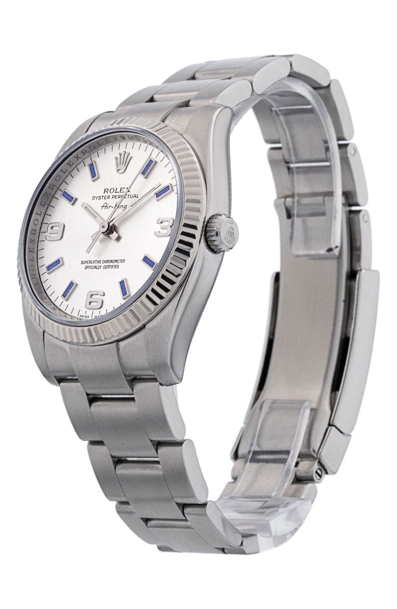 Watchfinder & Co. Rolex Preowned 2009 Air-King Oyster Perpetual Bracelet Watch, 34mm, Alternate, color,