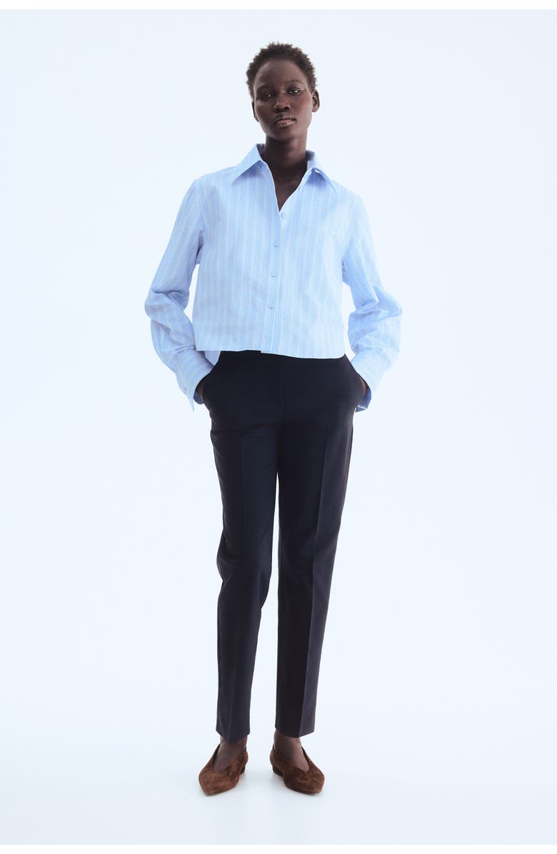 H&M Slacks, Alternate, color, Navy Blue