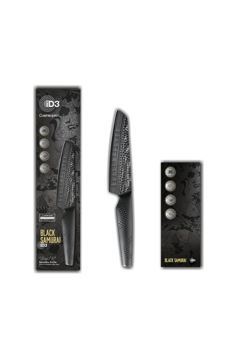 Cuisine::pro<sup
®</sup
 iD3<sup
®</sup
 BLACK SAMURAI 6" Santoku, Alternate, color, Black