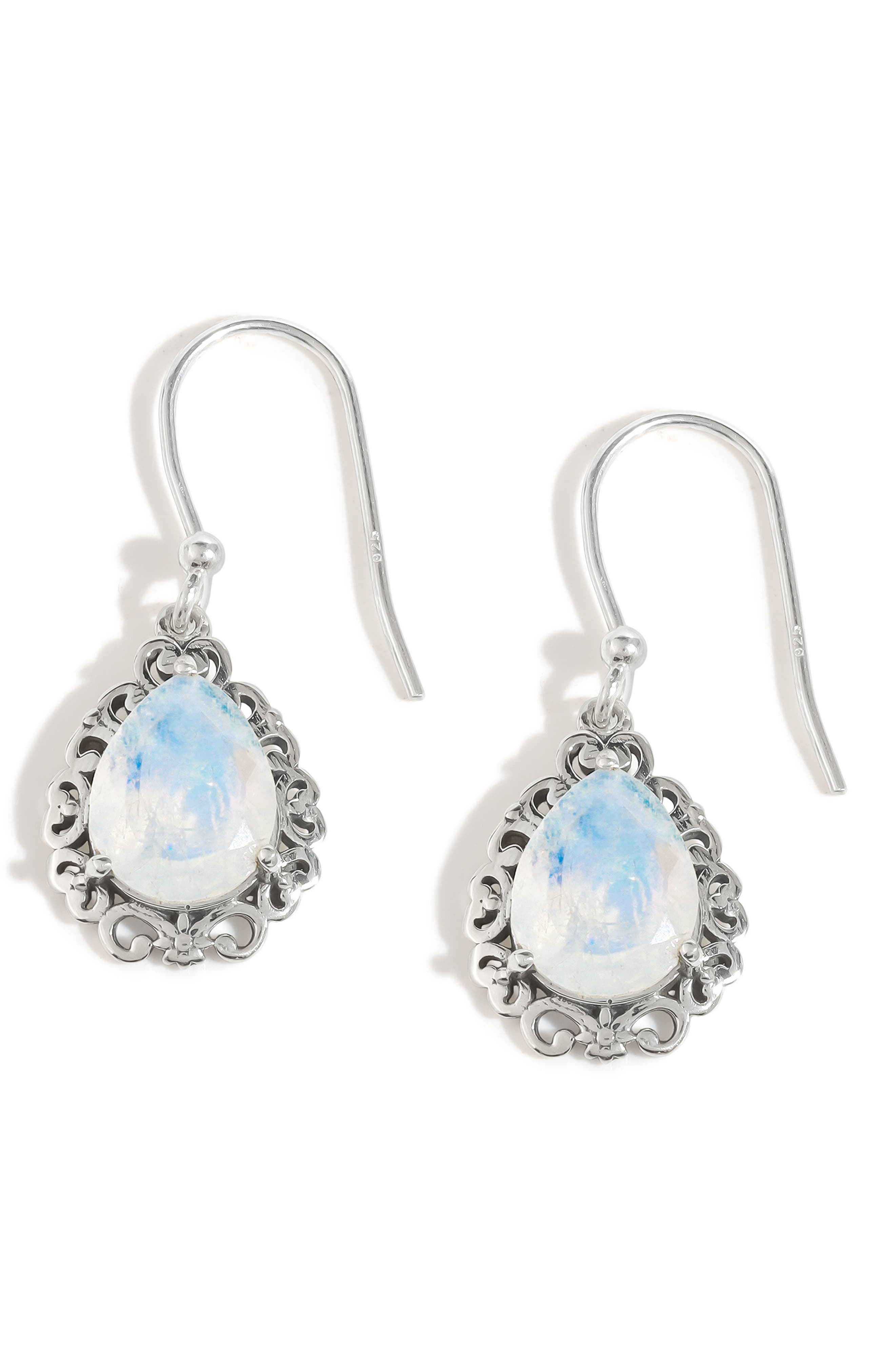 YS GEMS Moonstone Drop Earrings