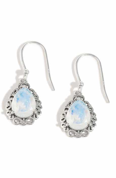 YS GEMS Moonstone Drop Earrings