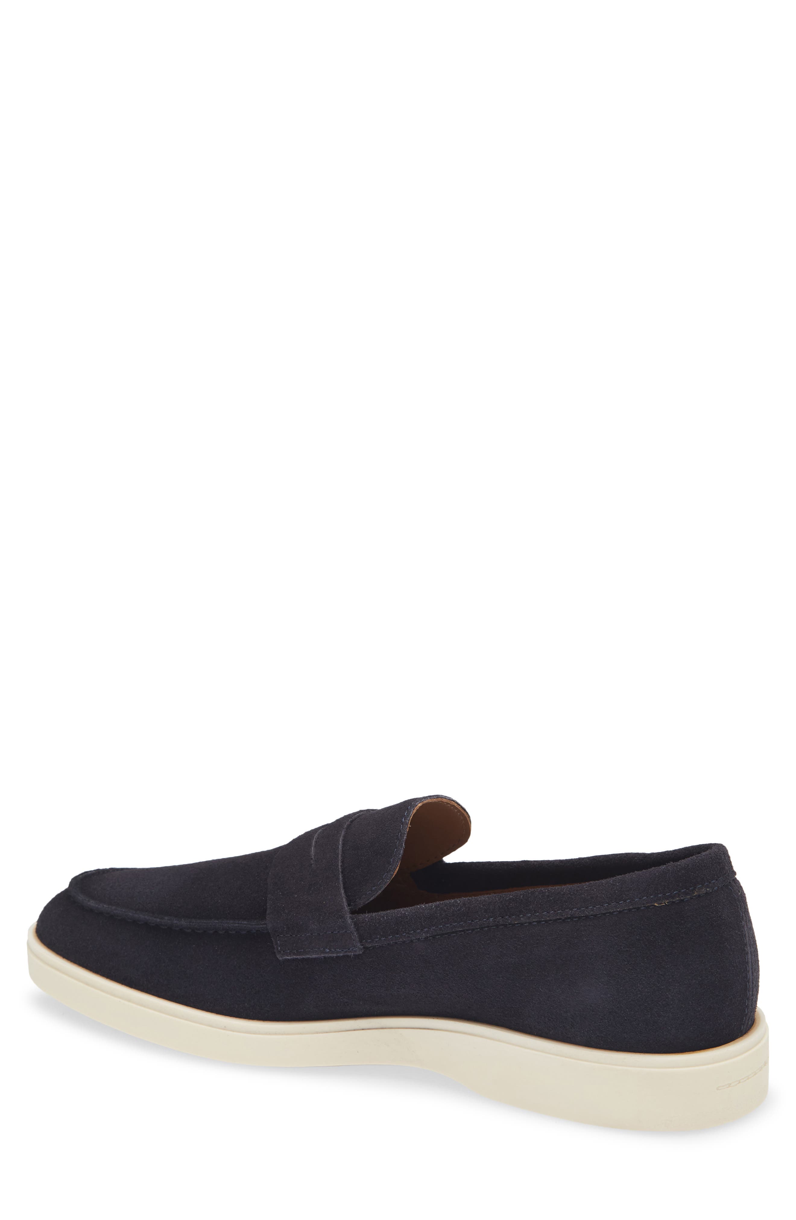 Edric Penny Loafer, Alternate, color, SUEDE OX BLUE