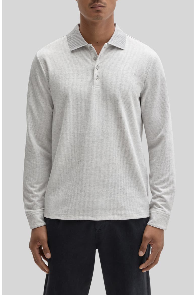 Cayman Long Sleeve Polo, Main, color, LUNAR ROCK