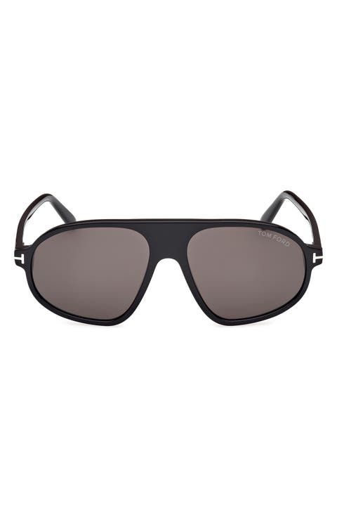 58mm Pilot Sunglasses
