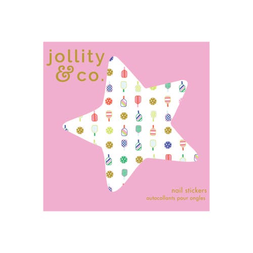 Jollity & Co Pickleball Social Club  Nail Stickers In Assorted Pre-pack