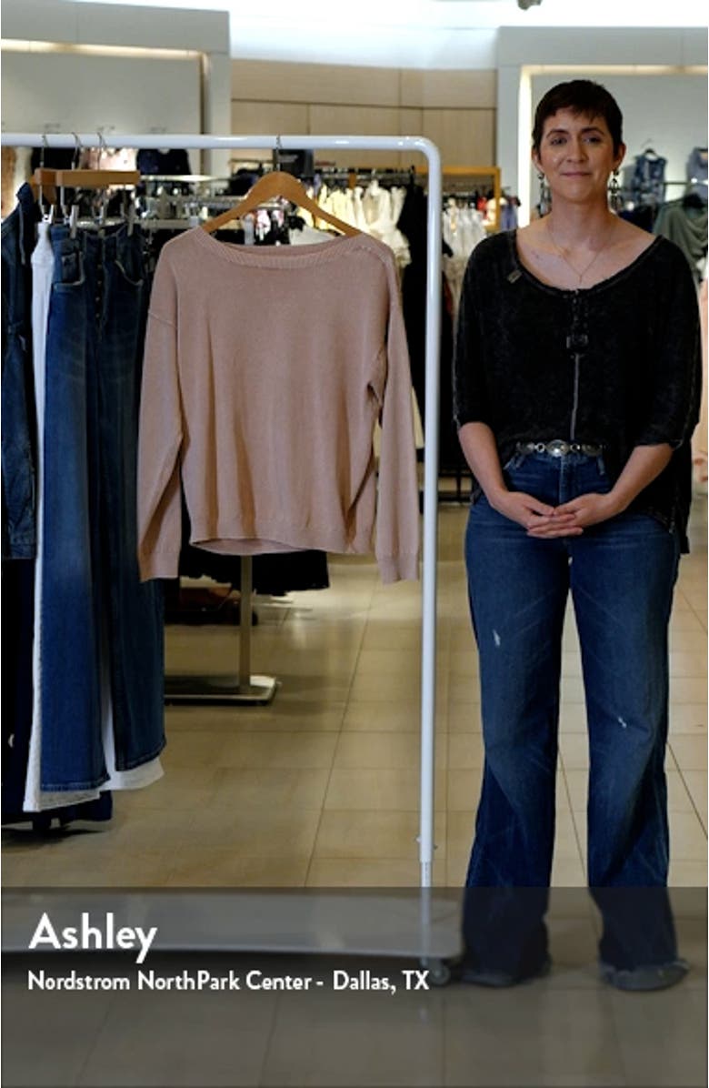 Sunbleached Boat Neck Top, sales video thumbnail