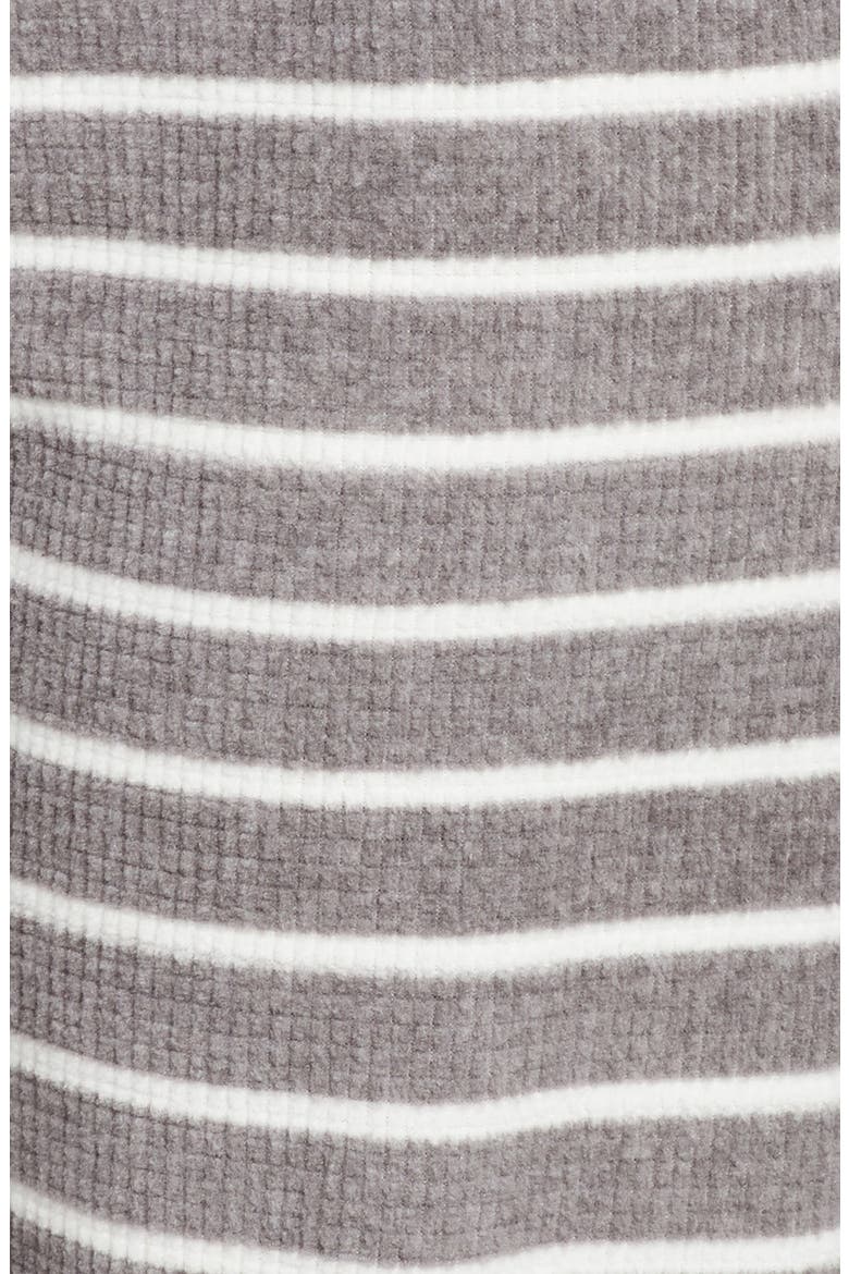 Thermal Fleece Pajama Pants, Alternate, color, HEATHER GREY