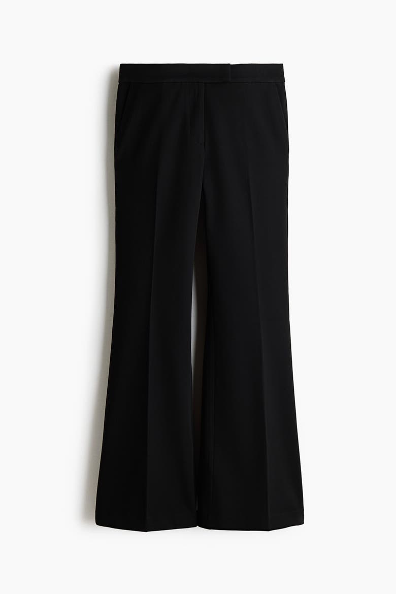 Flared Pants, Alternate, color, Black
