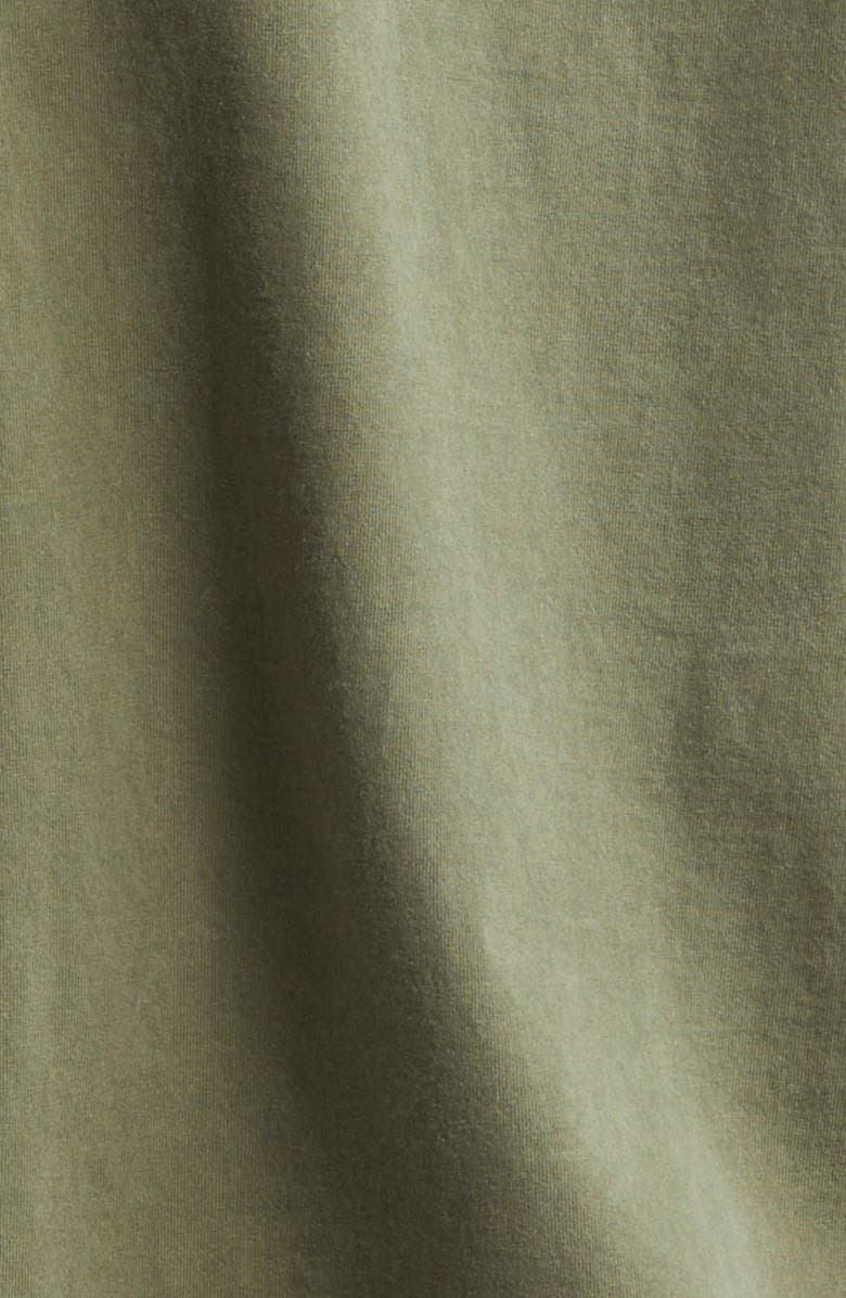 Balmain Embroidered Logo Cotton T-Shirt, Alternate, color, Uia Kaki/ Kaki