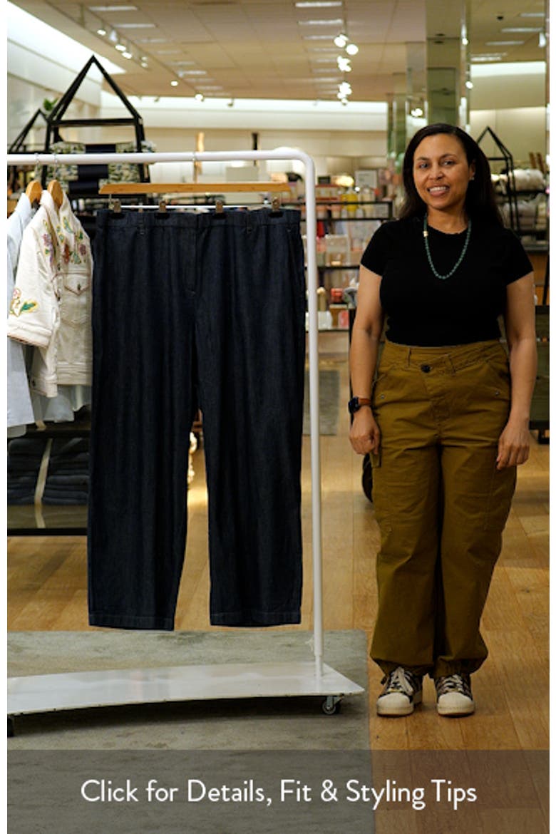 High Waist Organic Cotton Wide Leg Pants video