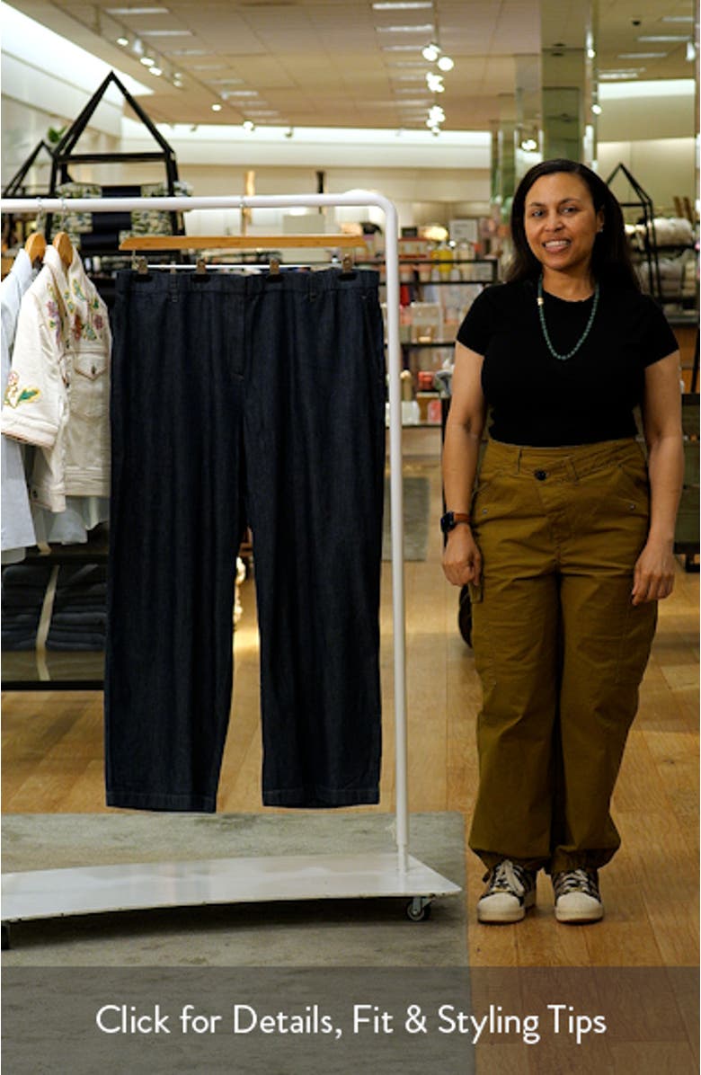 High Waist Organic Cotton Wide Leg Pants, sales video thumbnail