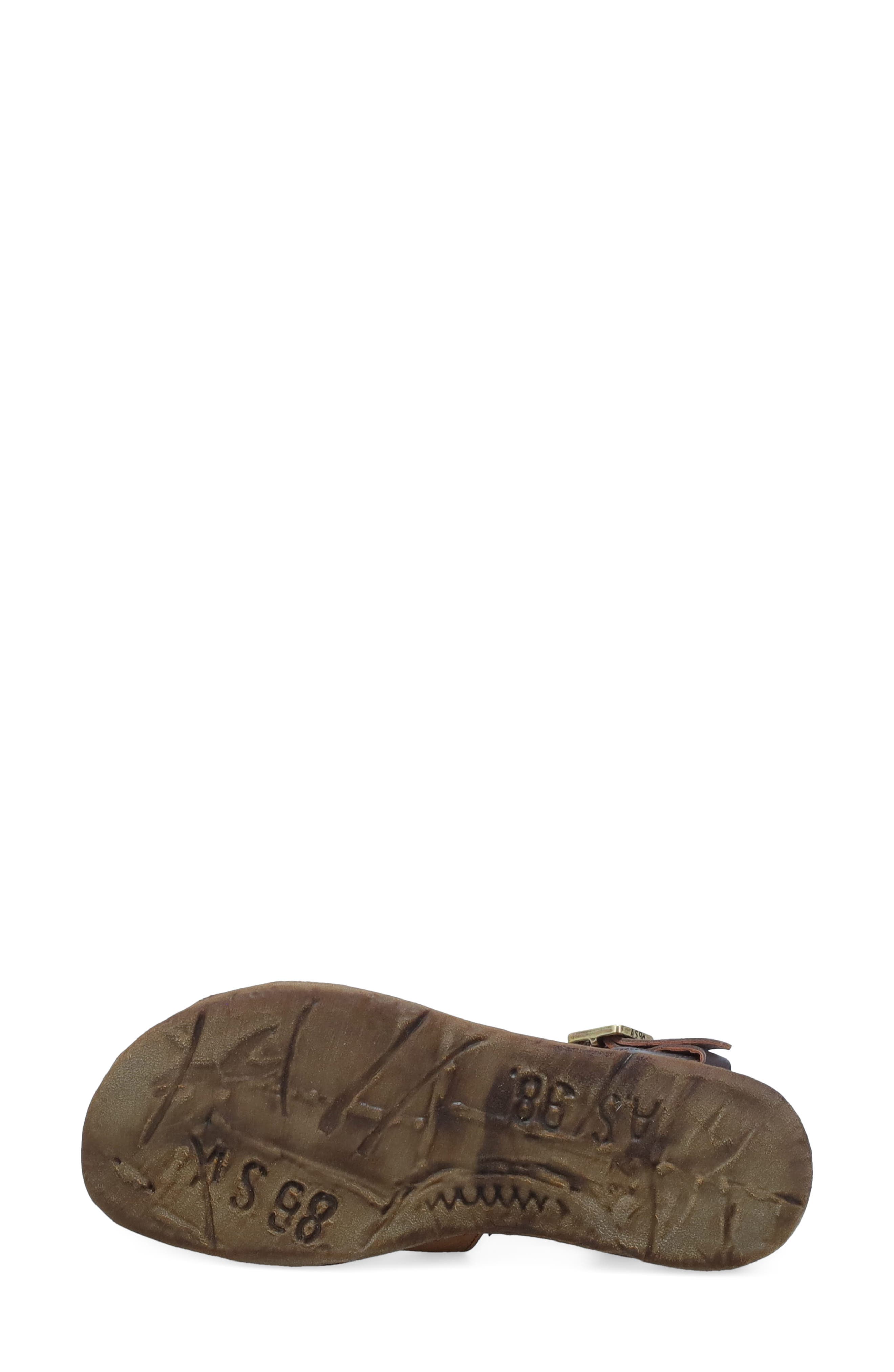 Rodrick Ankle Strap Flat, Alternate, color, CAMEL