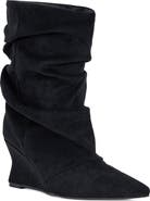 AZALEA WANG Alissa Slouchy Wedge Bootie